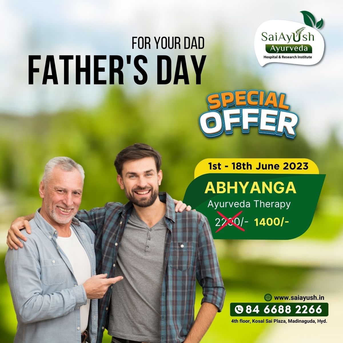 Father’s Day Offer