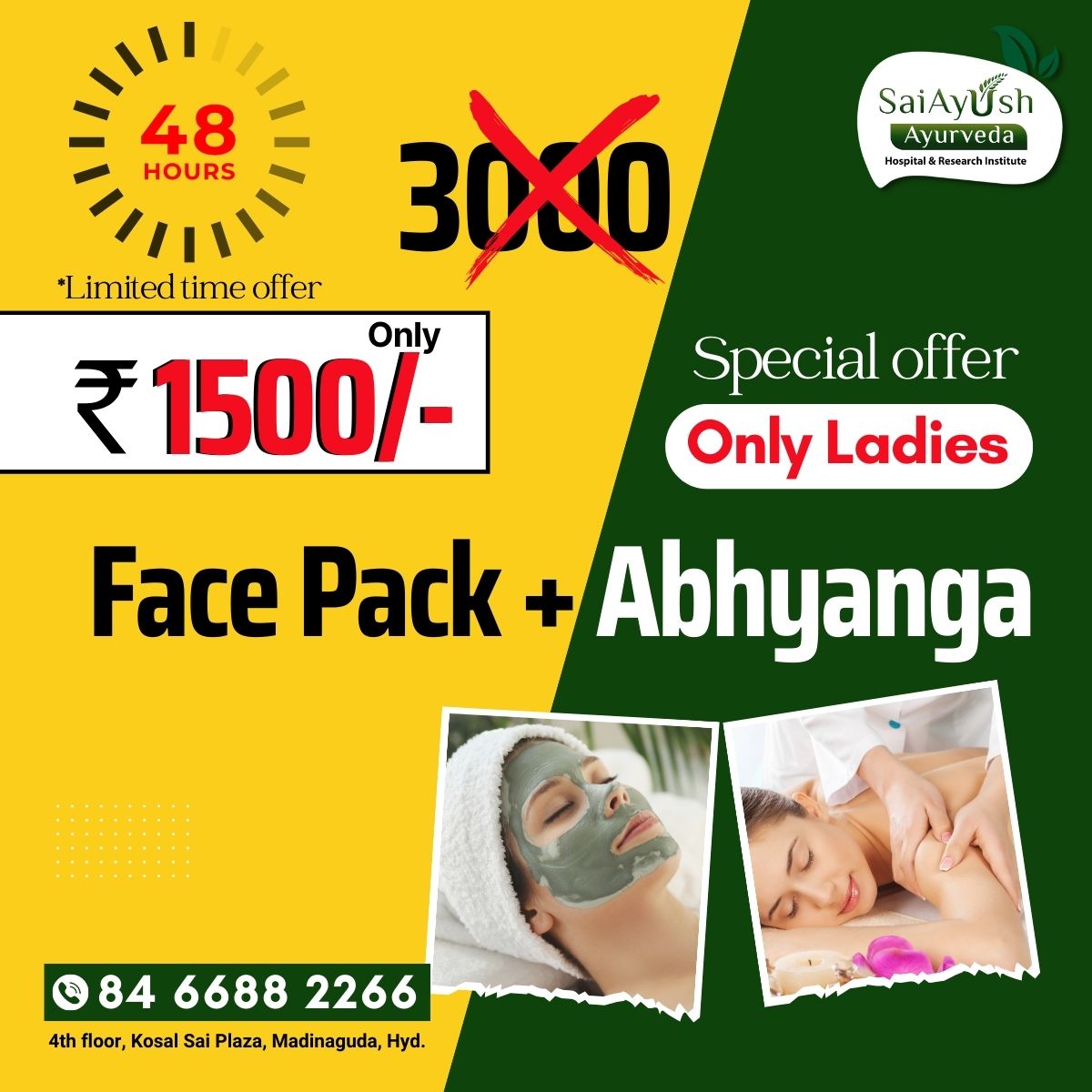 Special Abhyanga Ayurveda Therapy Offer especially for ladies!