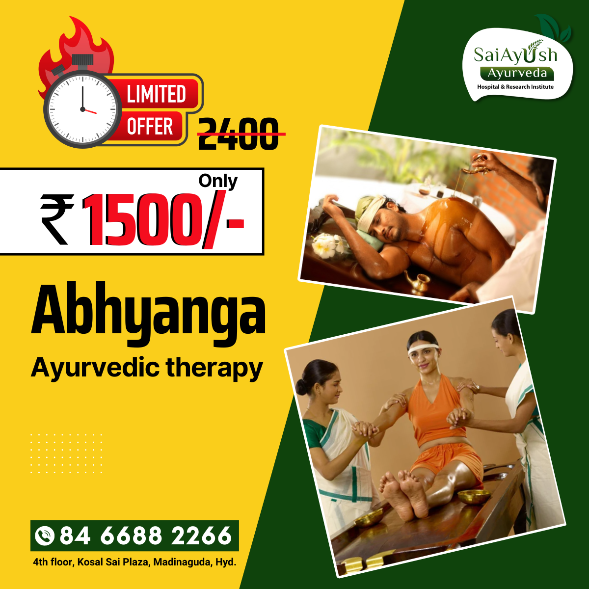 Abhyanga Ayurveda Therapy Offer!