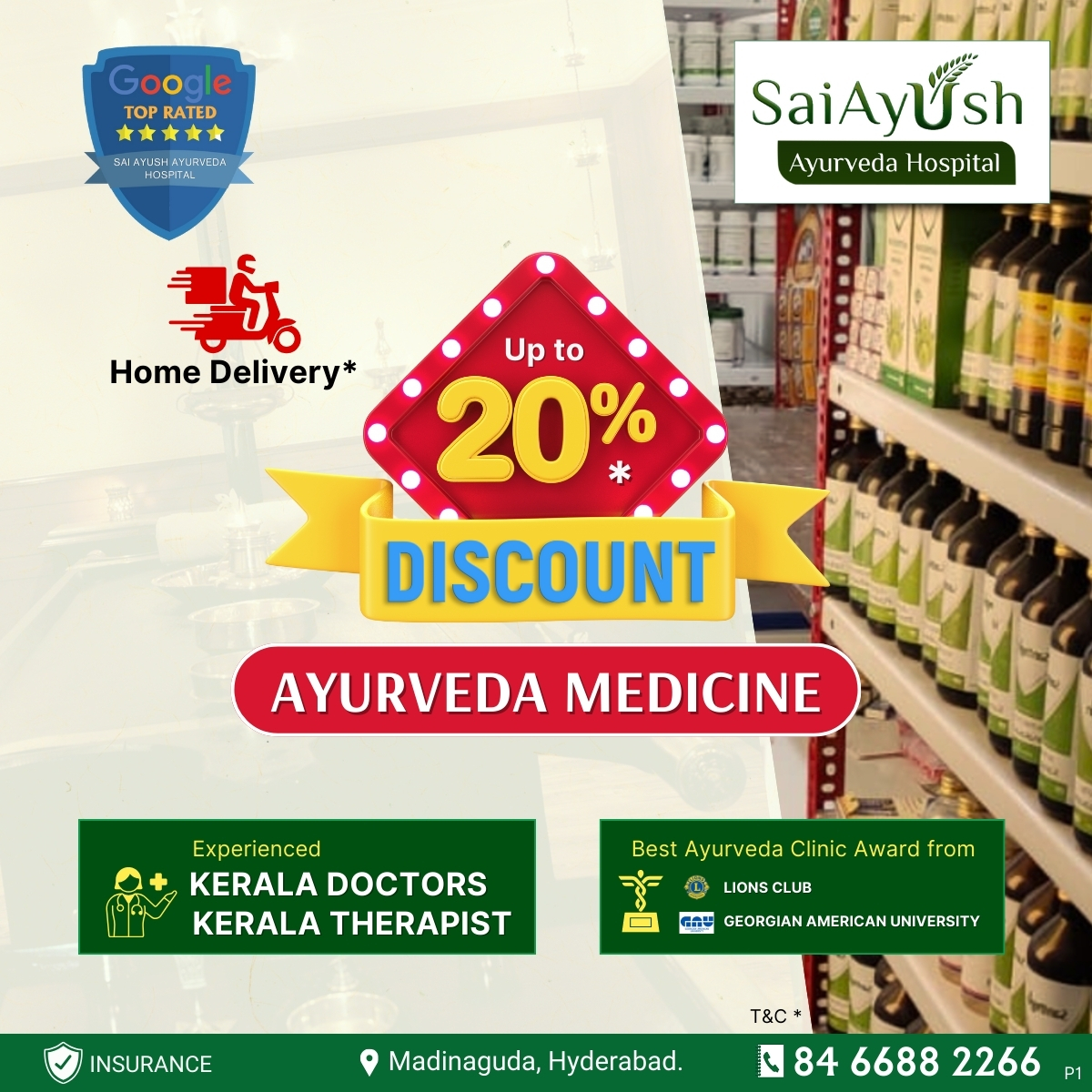 Ayurveda Medicine – 20% discount